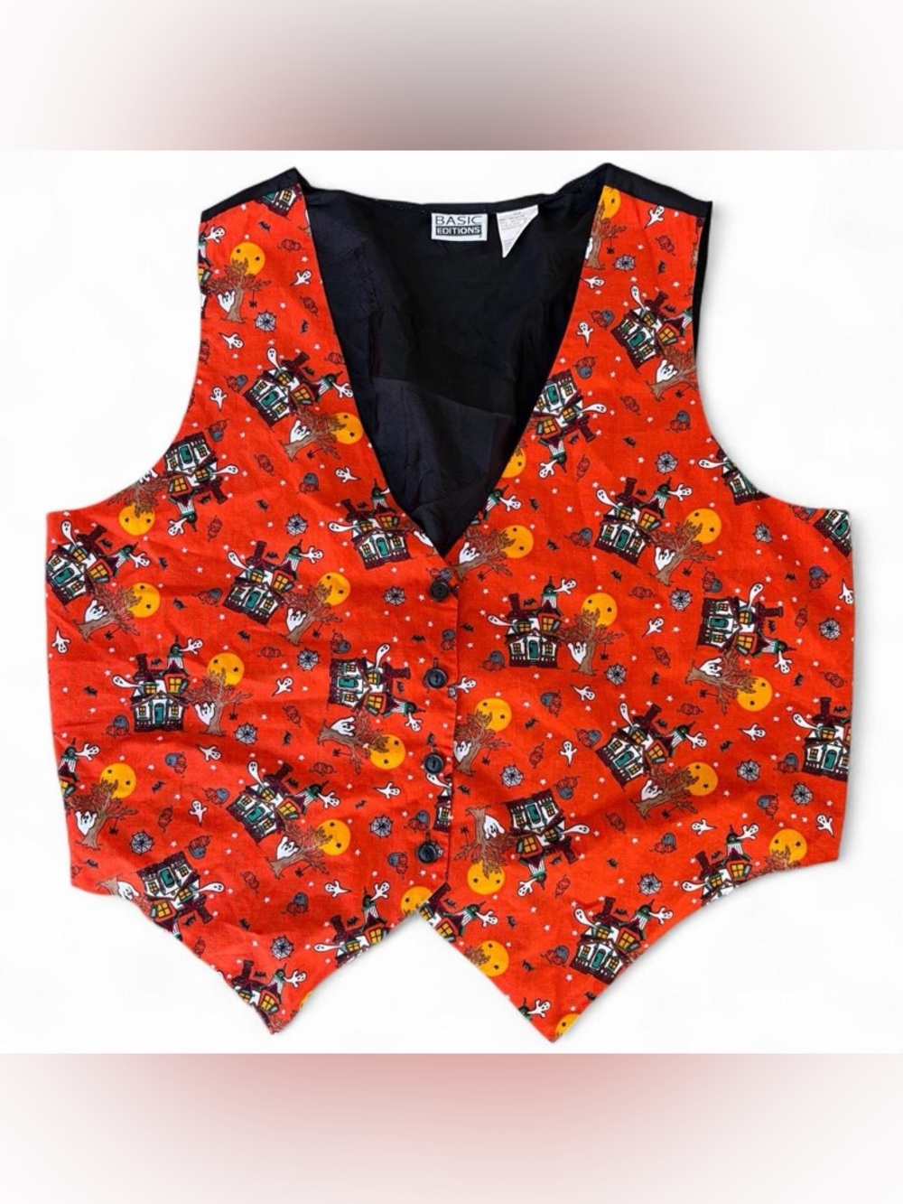 Vintage 90s Halloween Kitschy Vest